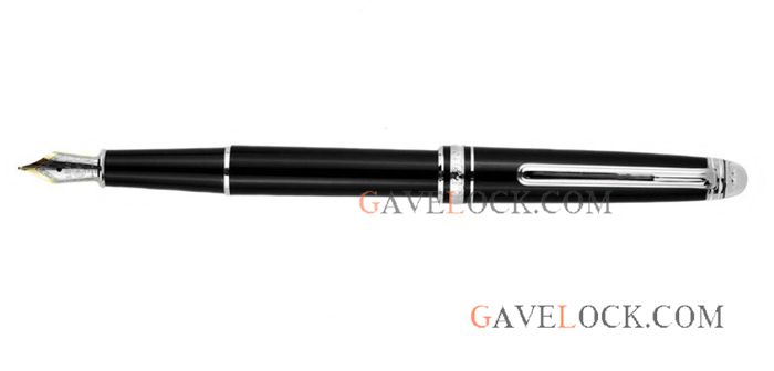 Mont blanc 164 Meisterstuck Classique Black & Diamond Fountain Replica Pen